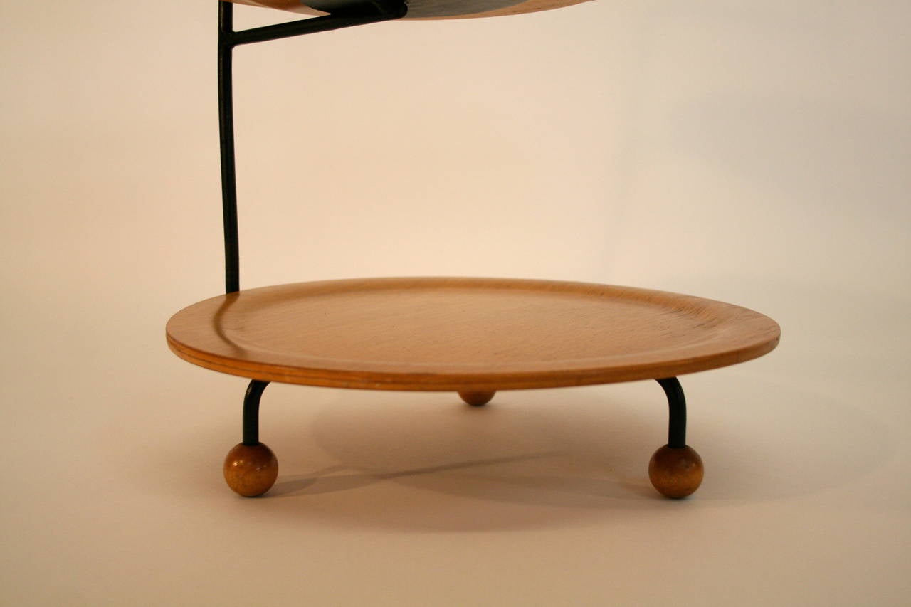 Mid-20th Century Tony Paul Three Tier Serving Tray