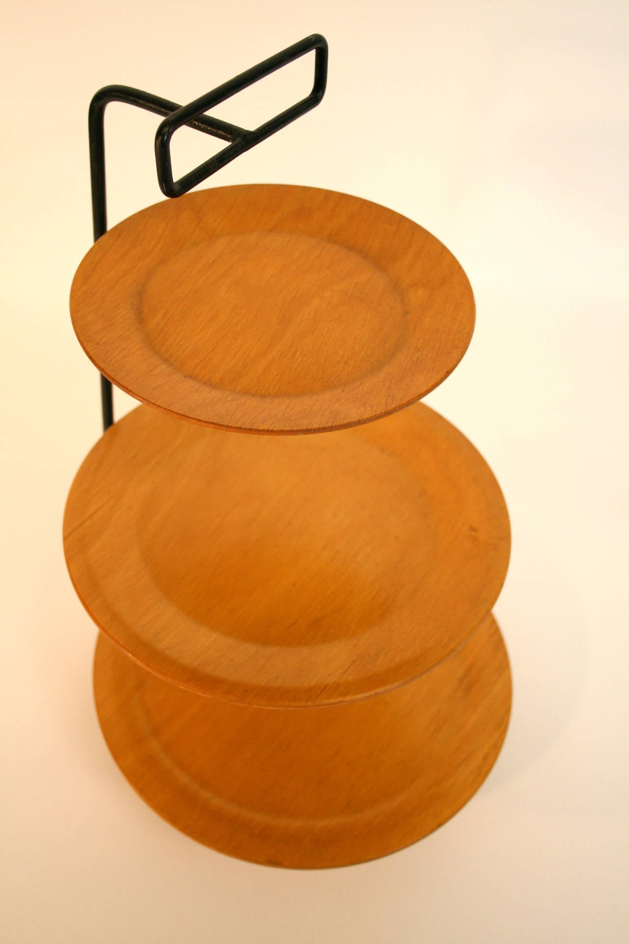 Mid-Century Modern Tony Paul Three Tier Serving Tray