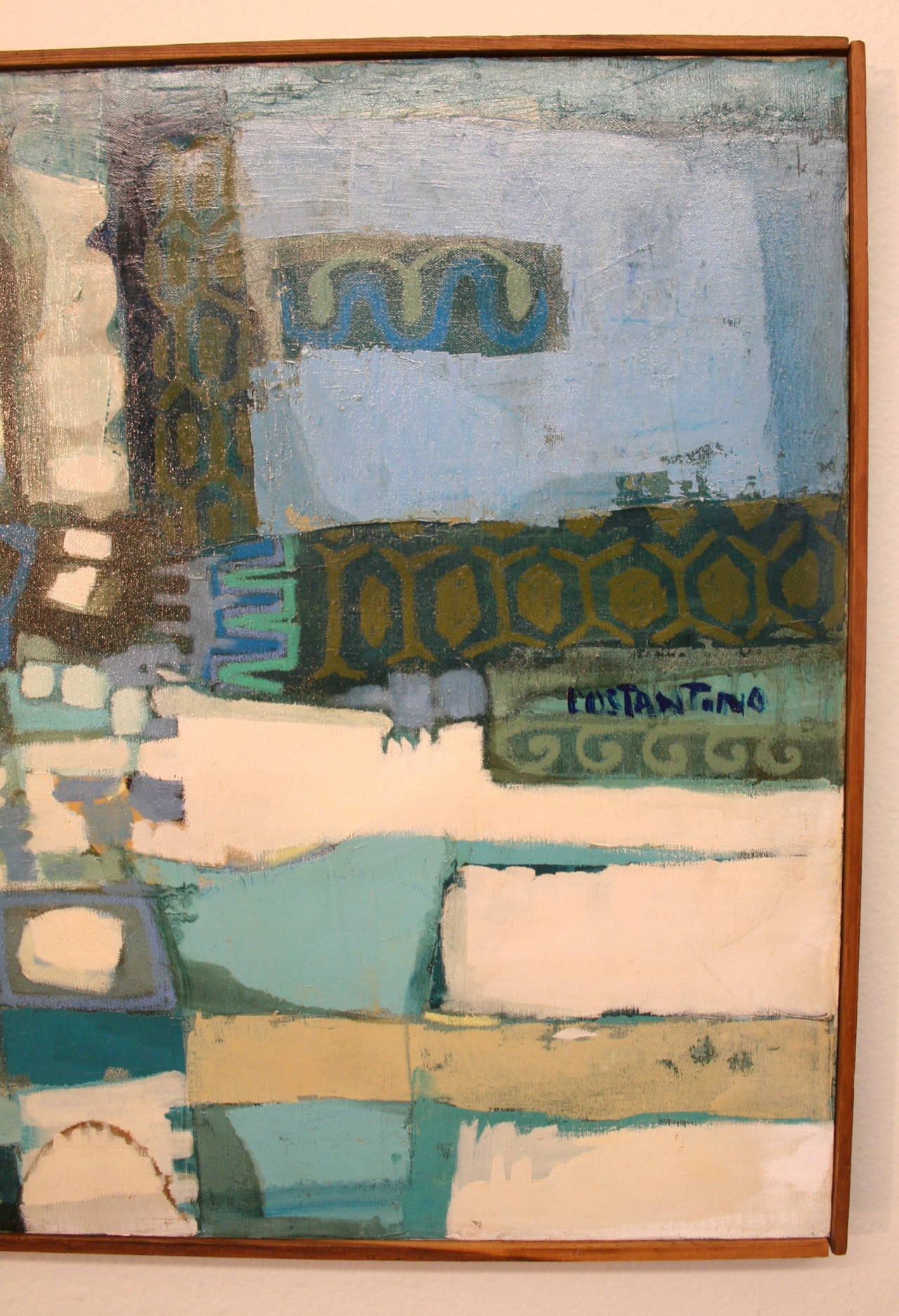 Mid-Century Abstract by Ralph Constantino In Excellent Condition In San Diego, CA