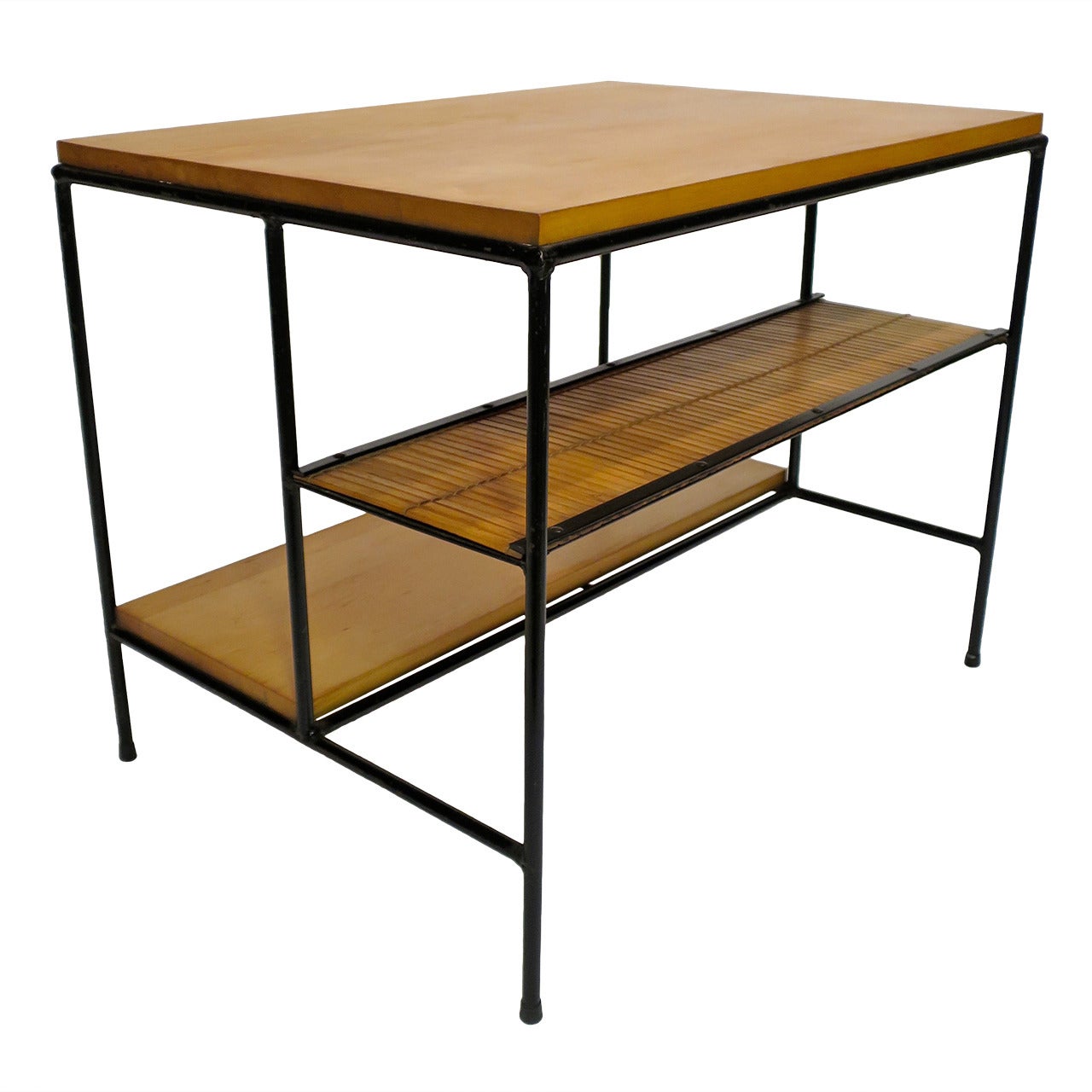 Paul McCobb Planner Group Iron and Wood Table