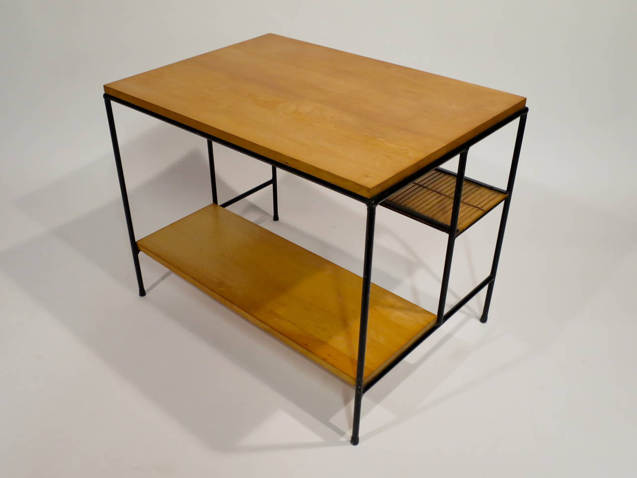Mid-20th Century Paul McCobb Planner Group Iron and Wood Table
