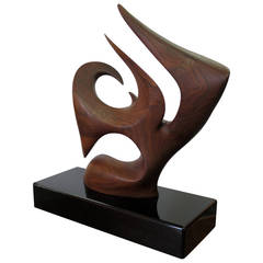 Organic Wooden Sculpture by Richard Orlando