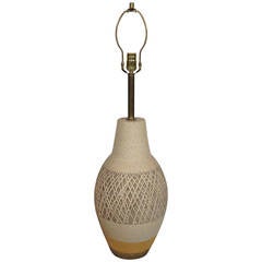 Mid-Century Modern Studio Pottery Lamp