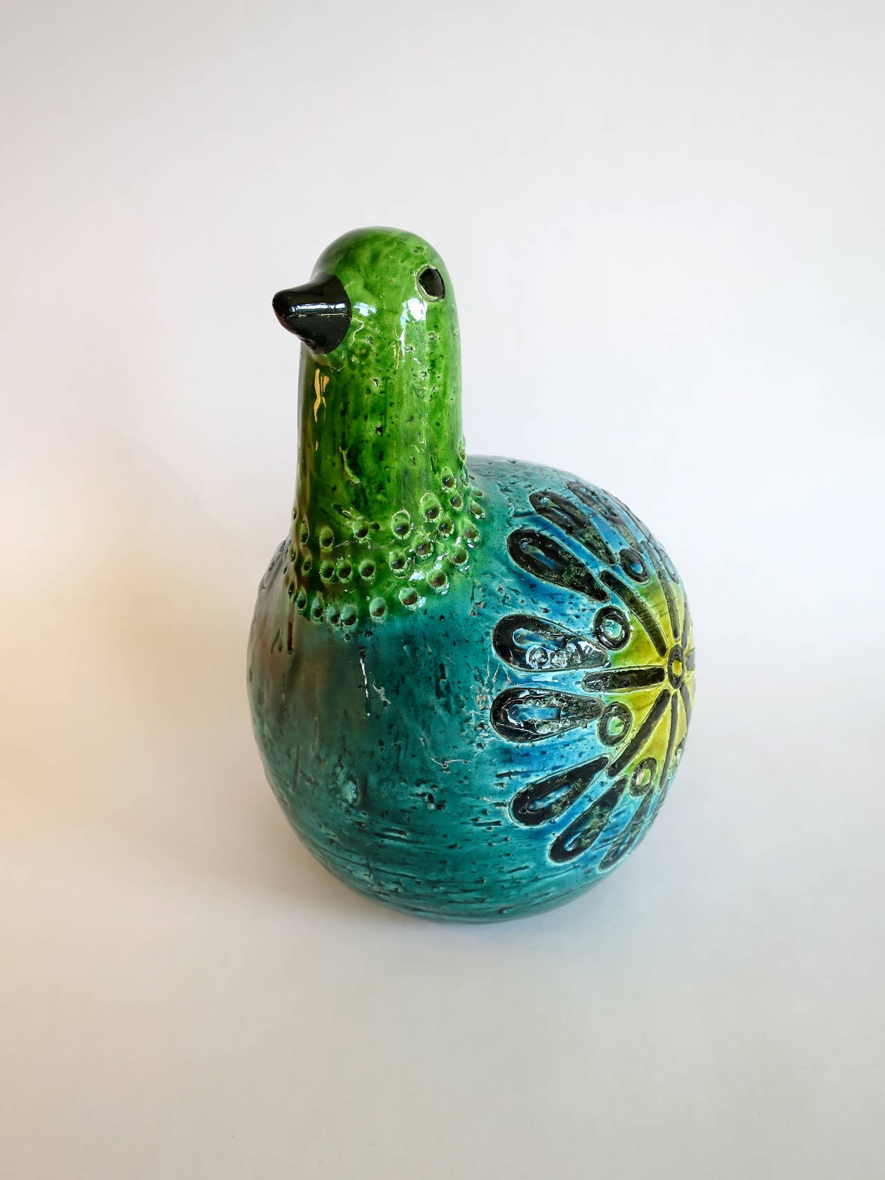 Mid-Century Modern Ceramic Bird Sculpture by Bitossi for Raymor