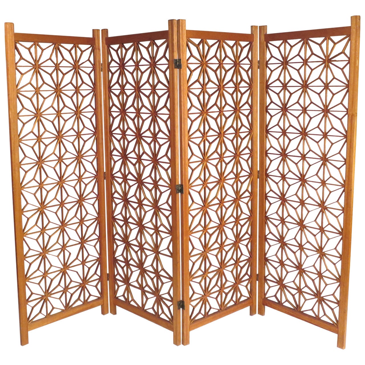 Mid-Century Modern Geometric Screen or Divider For Sale