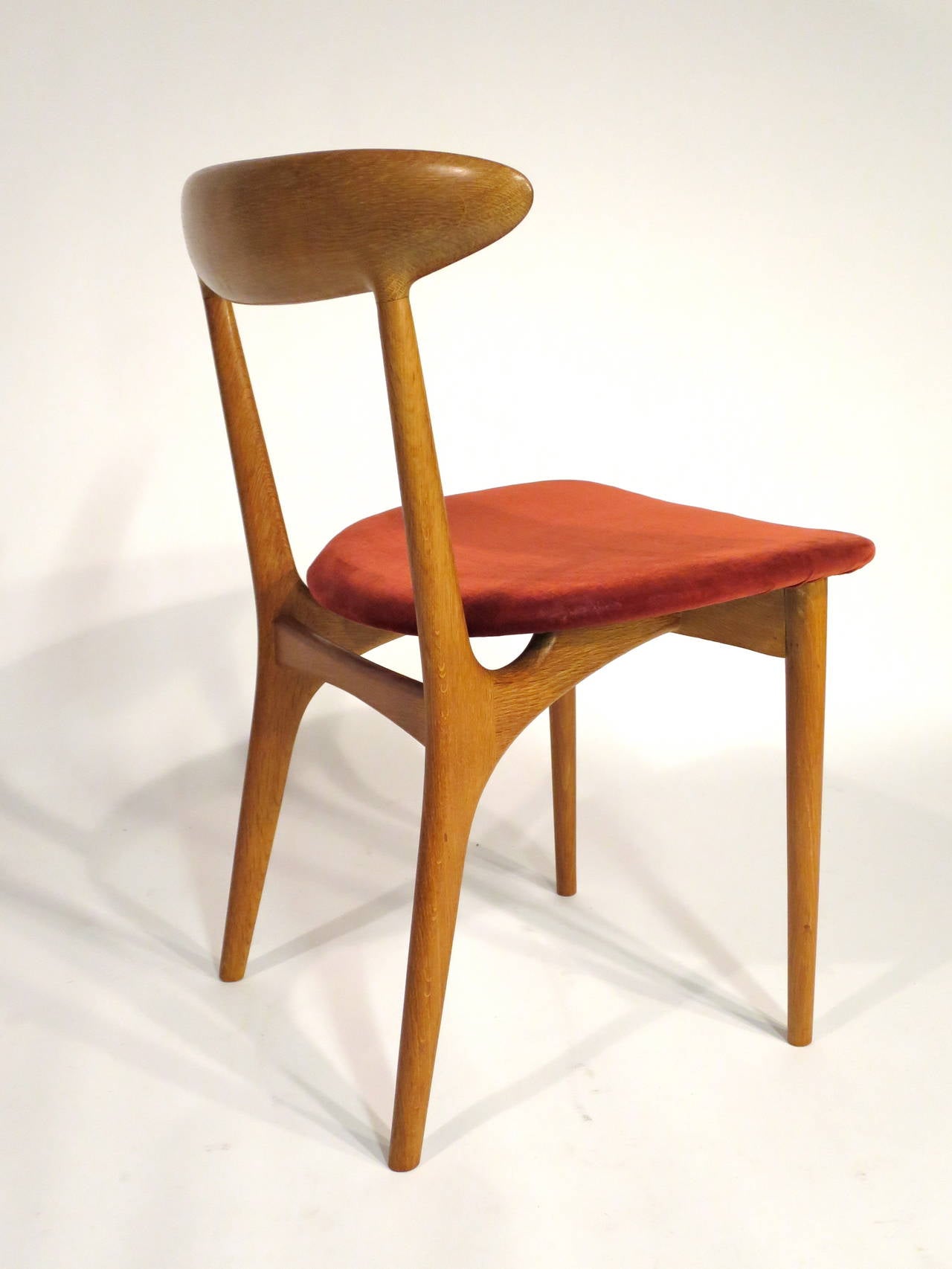 Set of Six Mid-Century Chairs by Kurt Ostervig 2