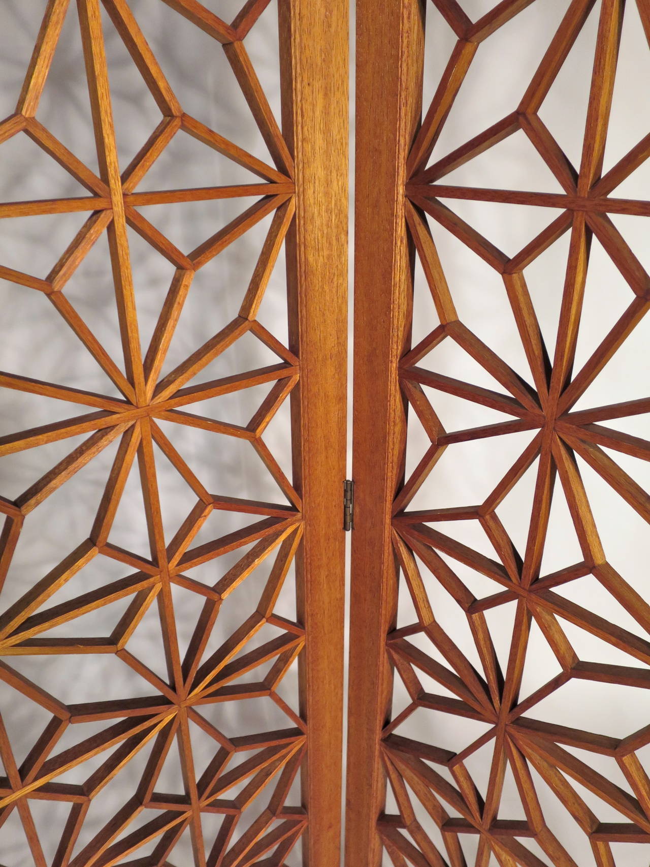 Mid-Century Modern Geometric Screen or Divider For Sale 1