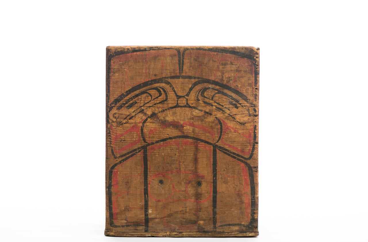 American Mid-19th Century Northwest Coast Bentwood Box