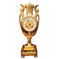 Empire Clock Time (Pendulum) Attributed to Claude Galle