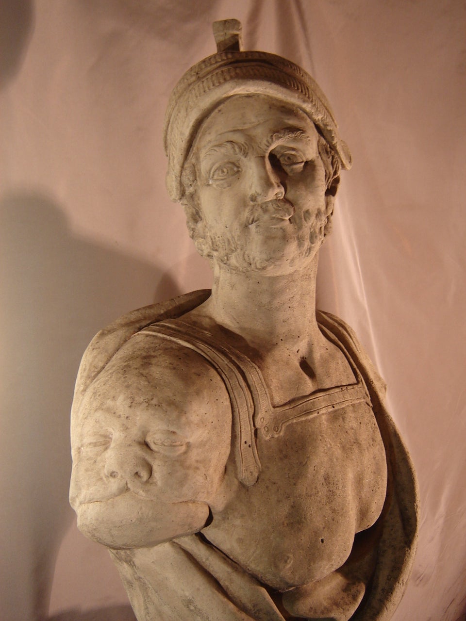 French Reconstituted Pierre Bust of General Hannibal Barca