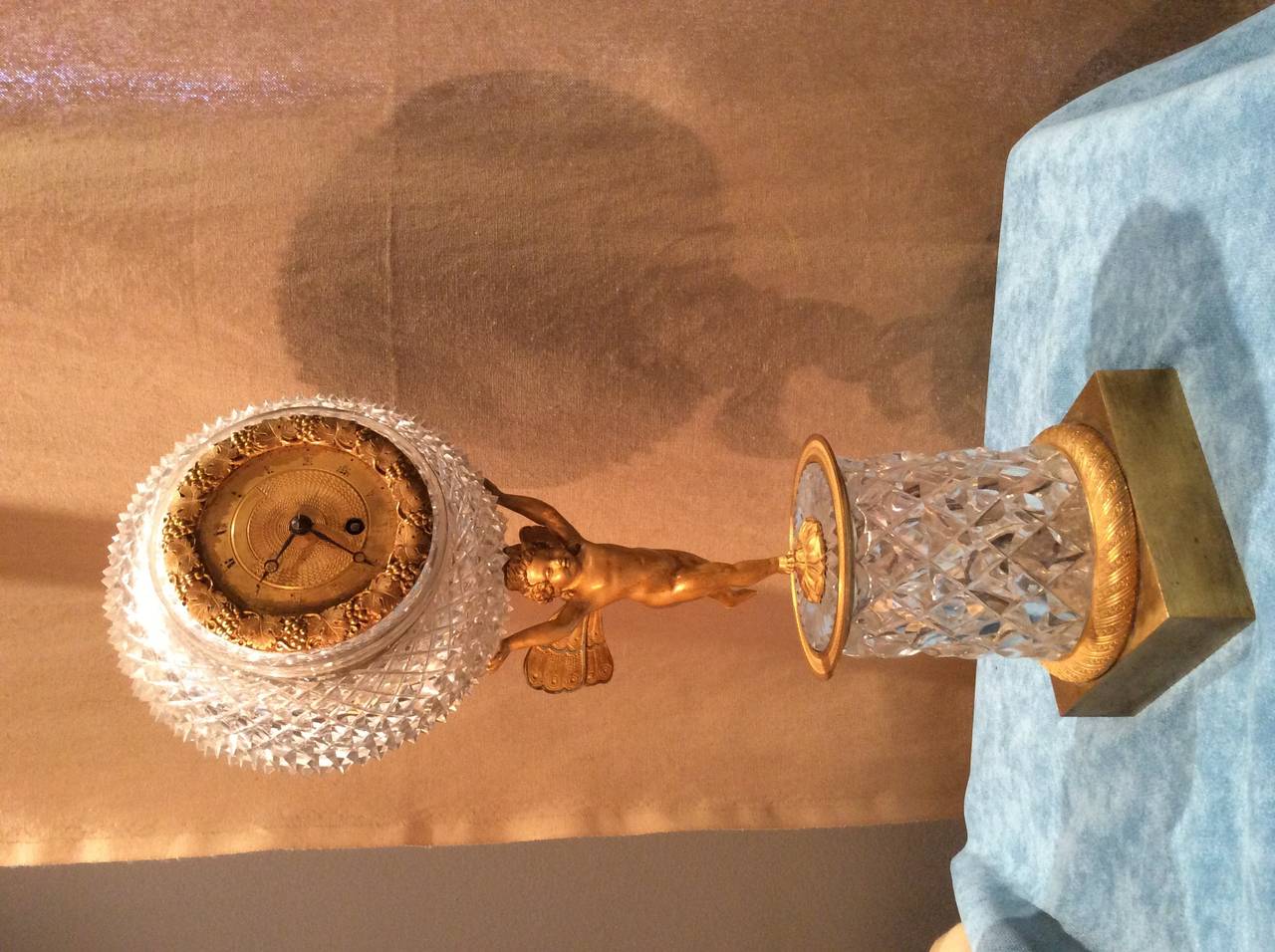 Charles X Period Crystal Clock