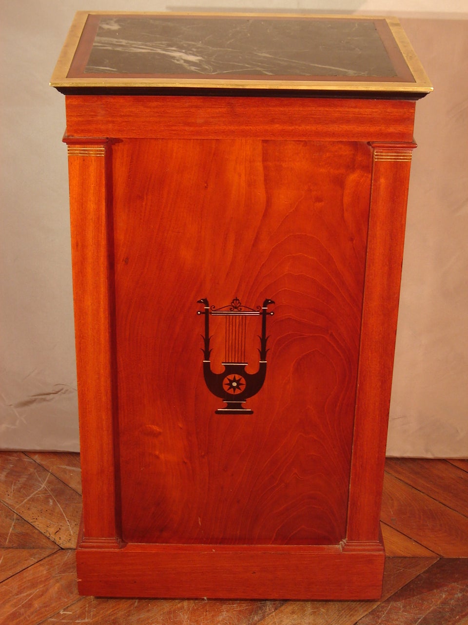 French Empire Period Mahogany Somno Stamped by Marcion For Sale