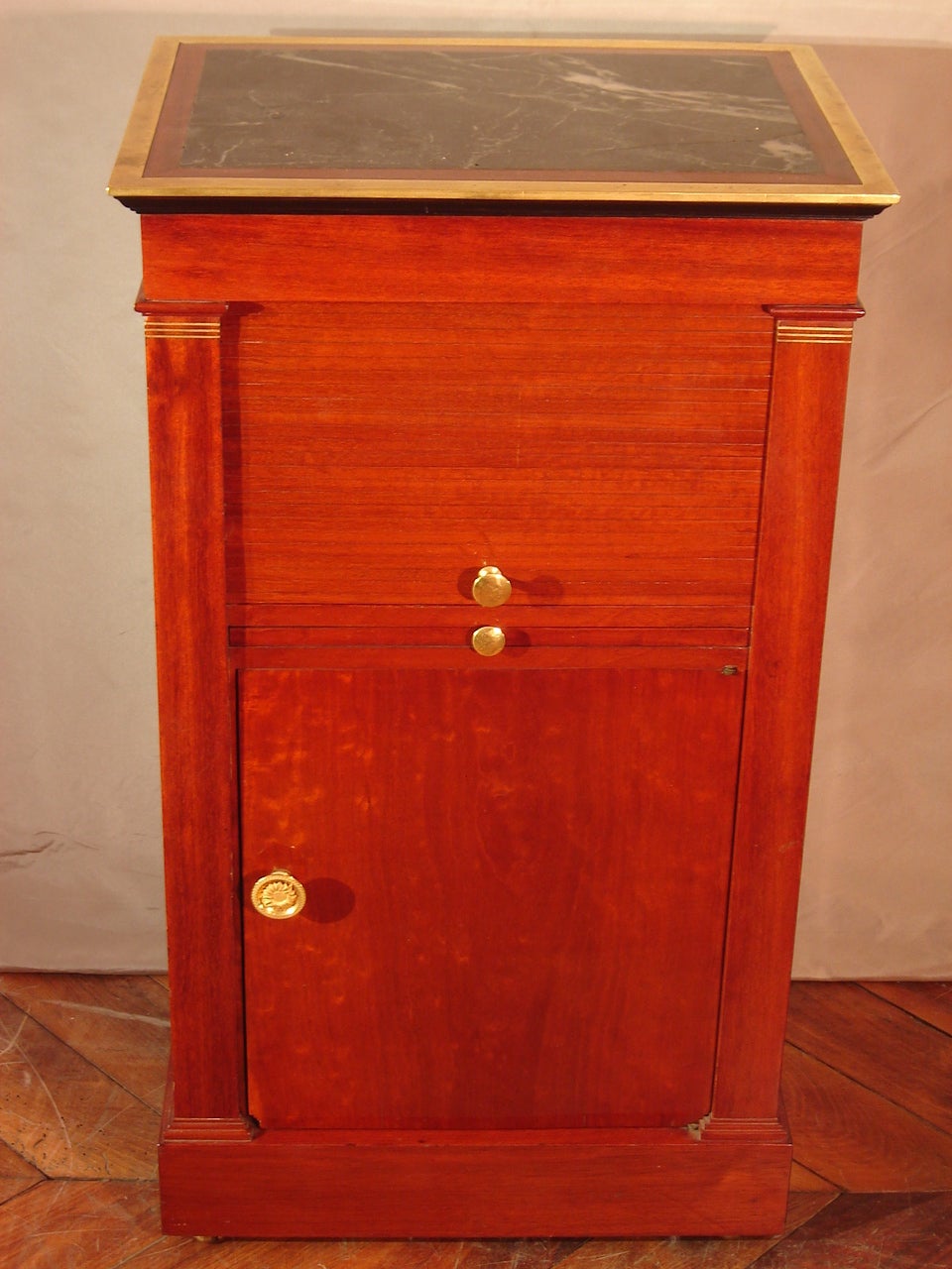 Empire Period Mahogany Somno Stamped by Marcion In Excellent Condition For Sale In Antibes, FR