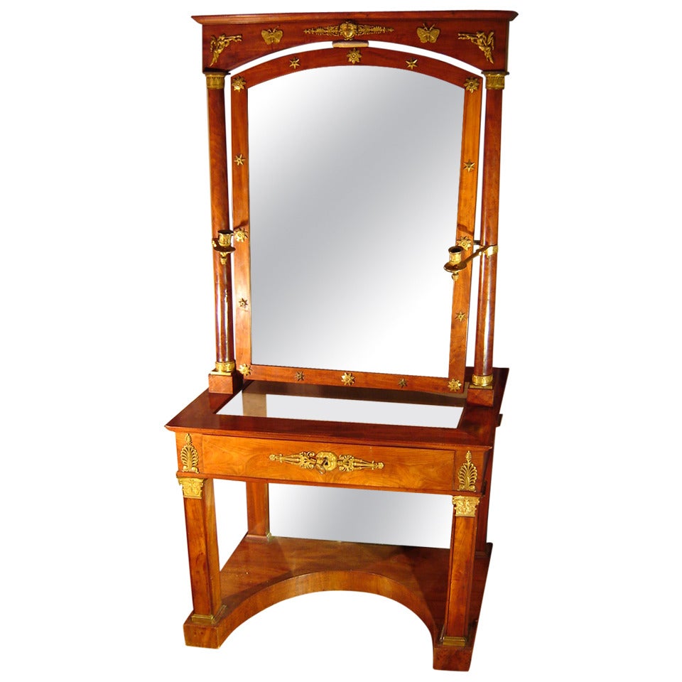 Mahogany Dressing Table Attributed to Jacob Desmalter For Sale