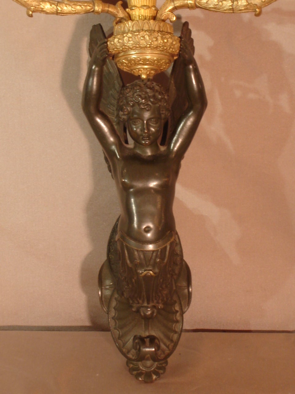 Pair of Empire Sconces Attributed to Antoine Ravrio 1