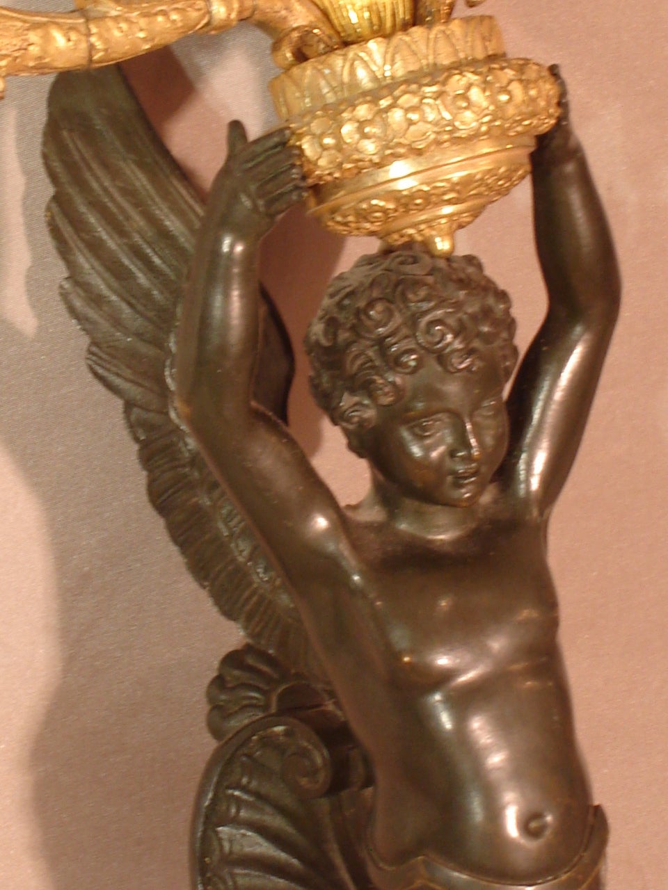 Pair of Empire Sconces Attributed to Antoine Ravrio 3