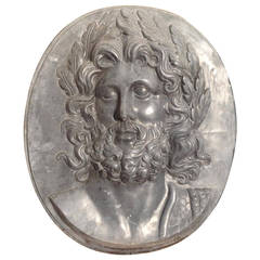 20th Century Medallion Representing Zeus