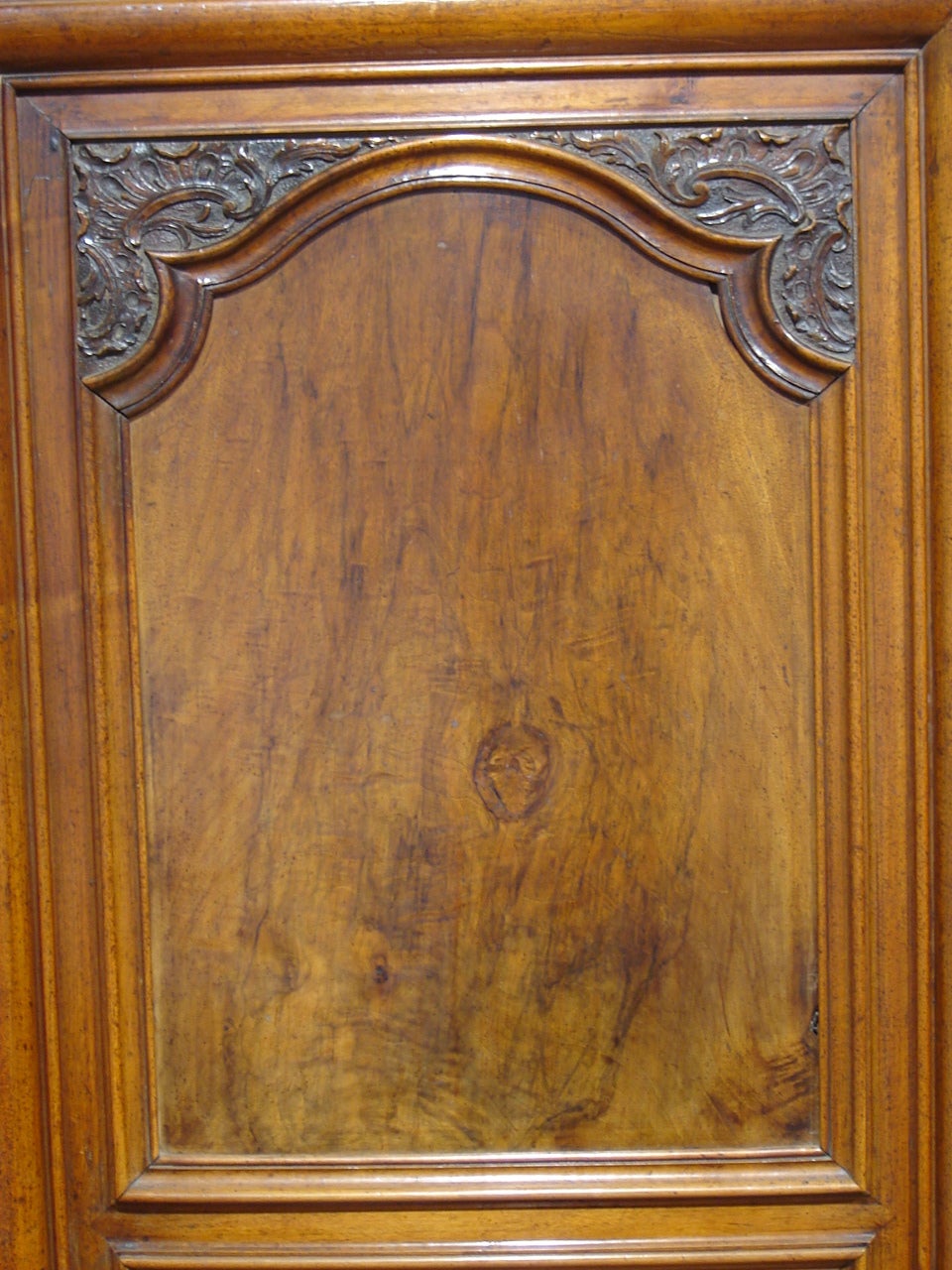 Carved Louis XIV Walnut Lyon Cabinet For Sale