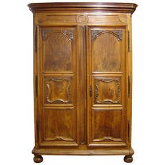 Used Louis XIV Walnut Lyon Cabinet