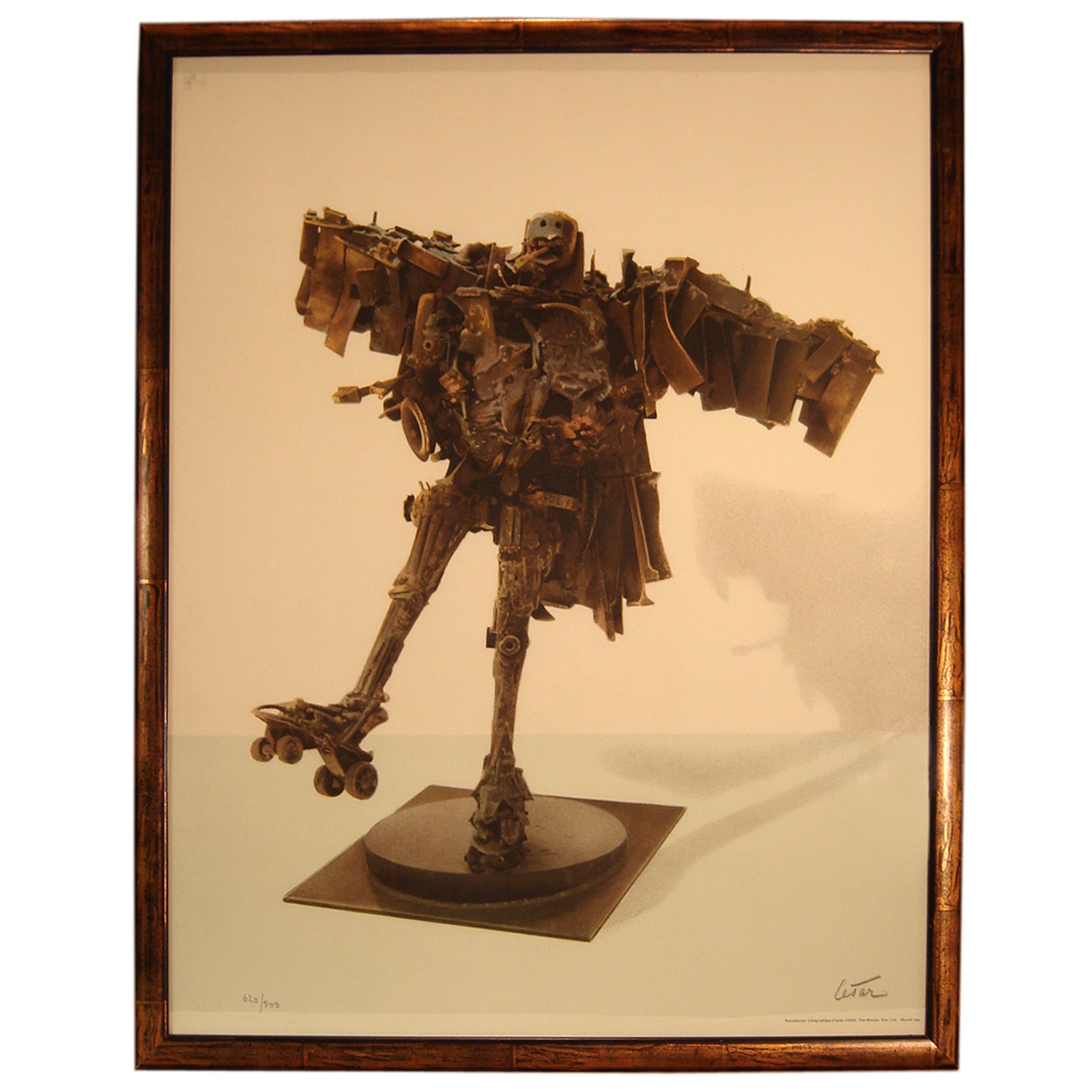 Lithography Signed by César Baldaccini, 
L
Homme de la Liberté
 For Sale