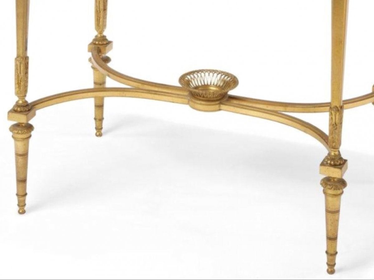 French Showcase Table in Bronze, Early 19th Century For Sale