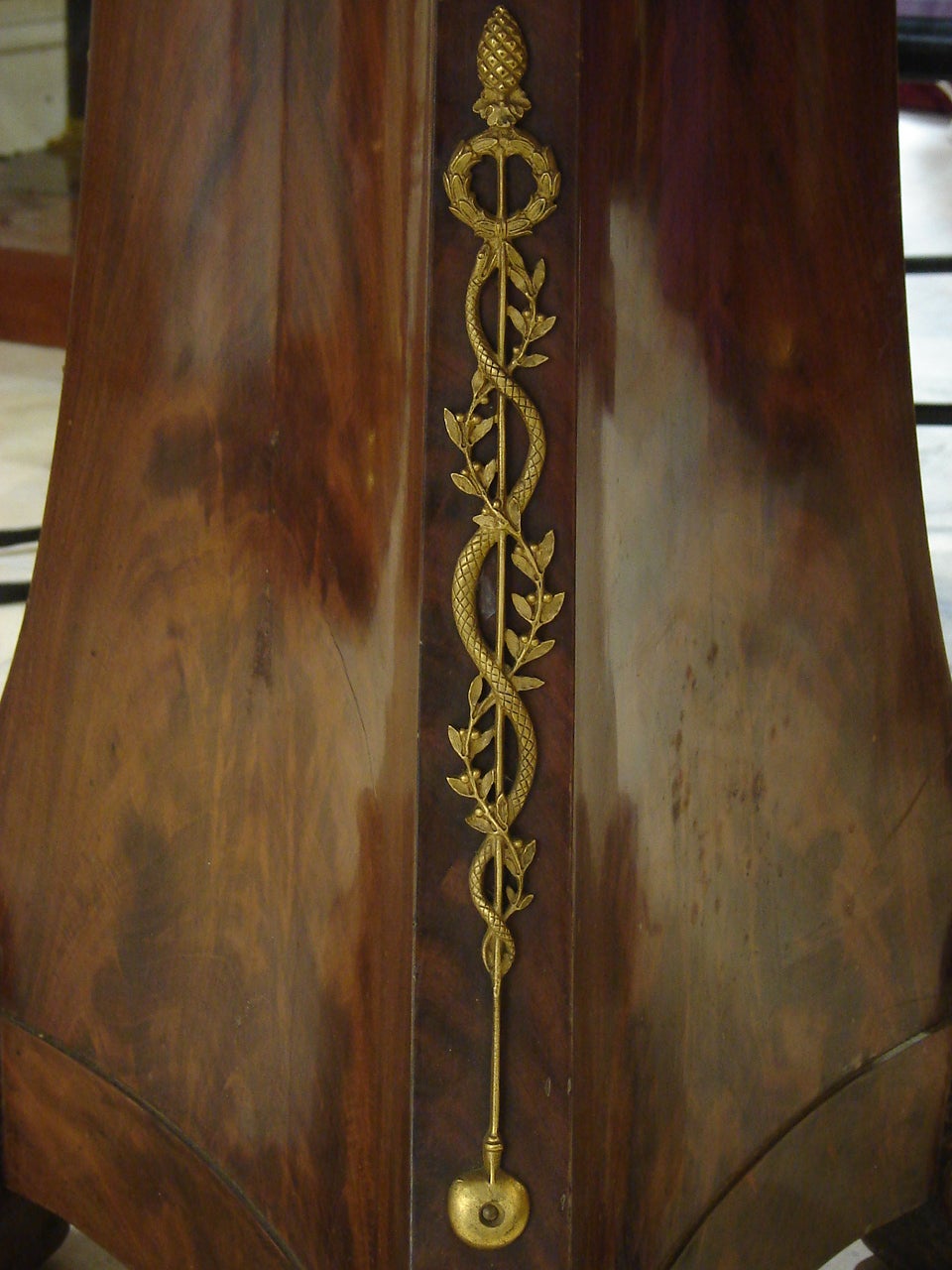 Veneer Gueridon Made of Mahogany, First Empire Period For Sale