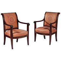 Pair of Empire Period Armchairs