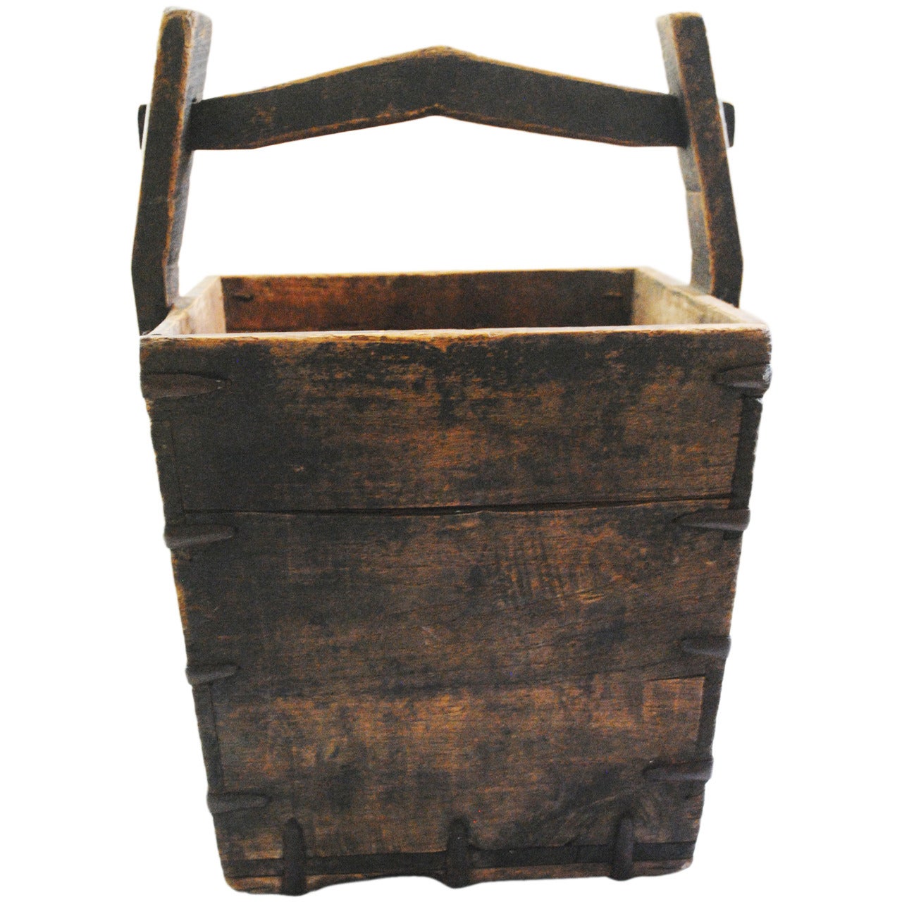 Antique Chinese Rice Basket For Sale