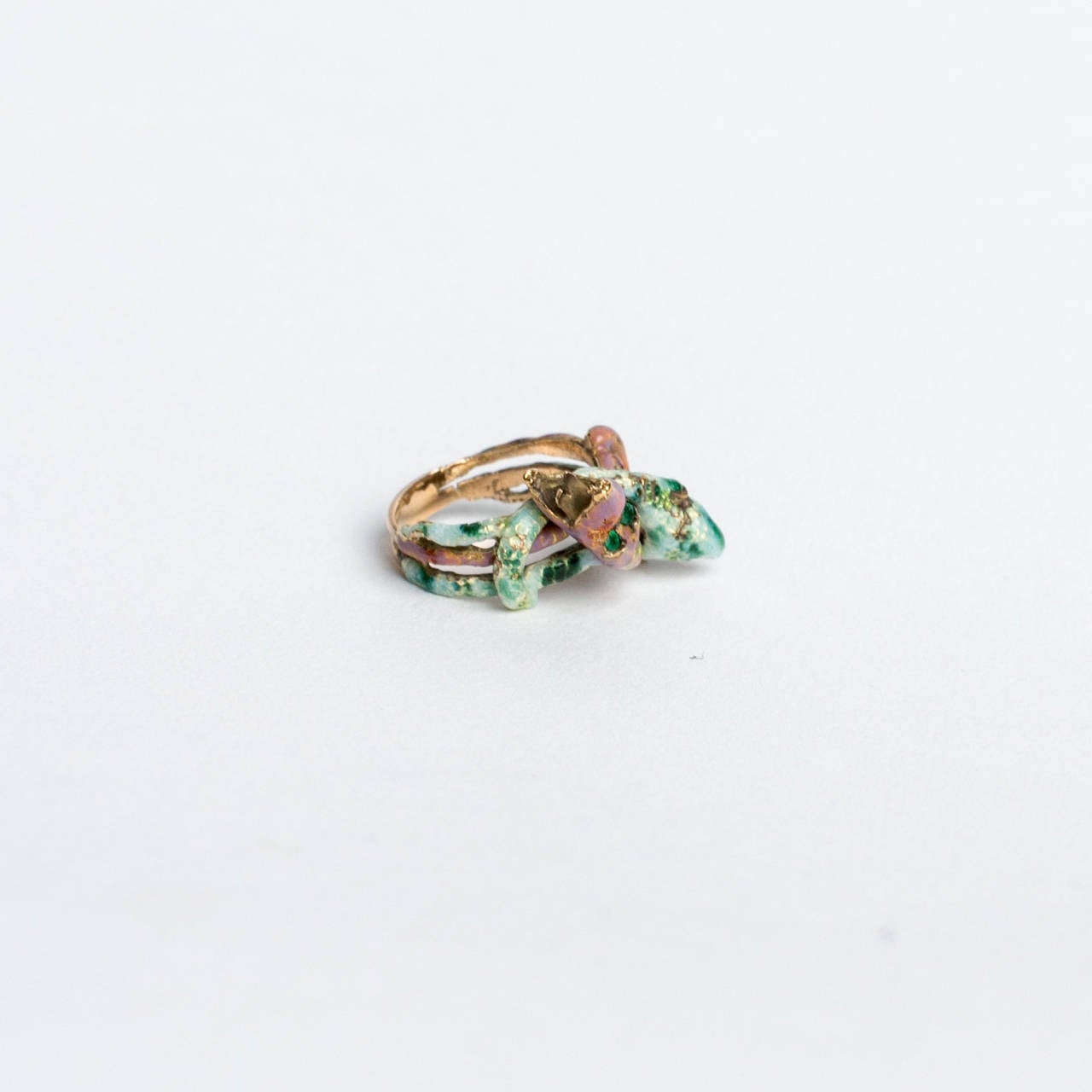 One of our most coveted treasures, appropriately found in Istanbul. This charming ring has such exquisite details-miniature gold tongues, emerald and ruby eyes...what a special find.

Size: 5