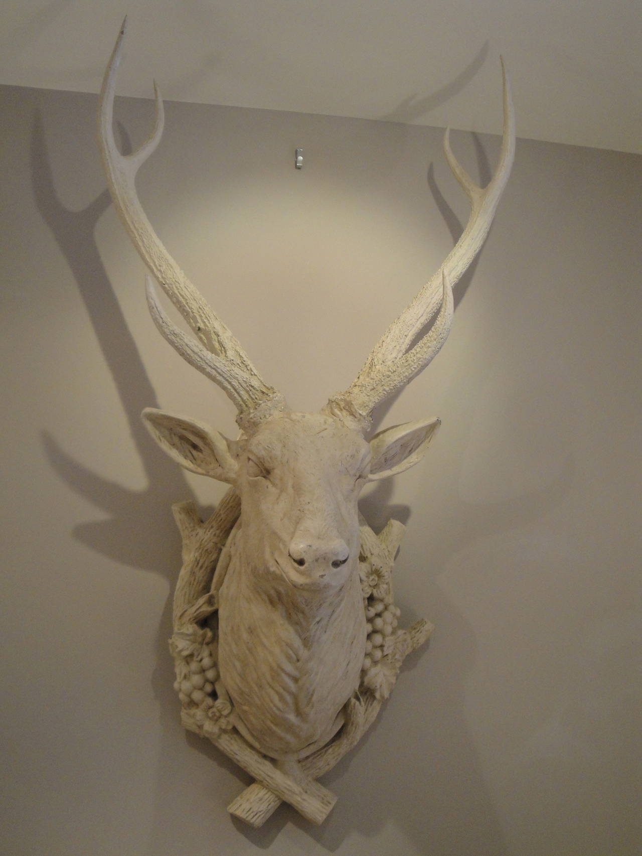 20th Century French Decorative Stags Head