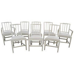 Set of 14 Swedish Dining Chairs