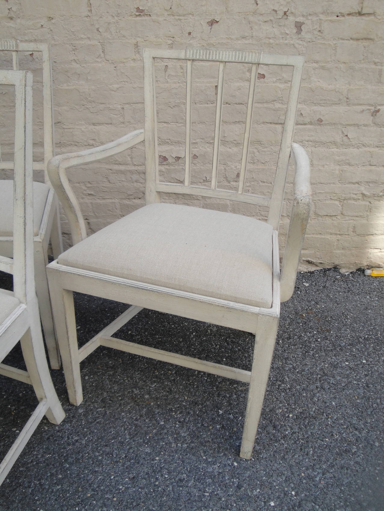 Set of 14 Swedish Dining Chairs In Excellent Condition In Washington, DC