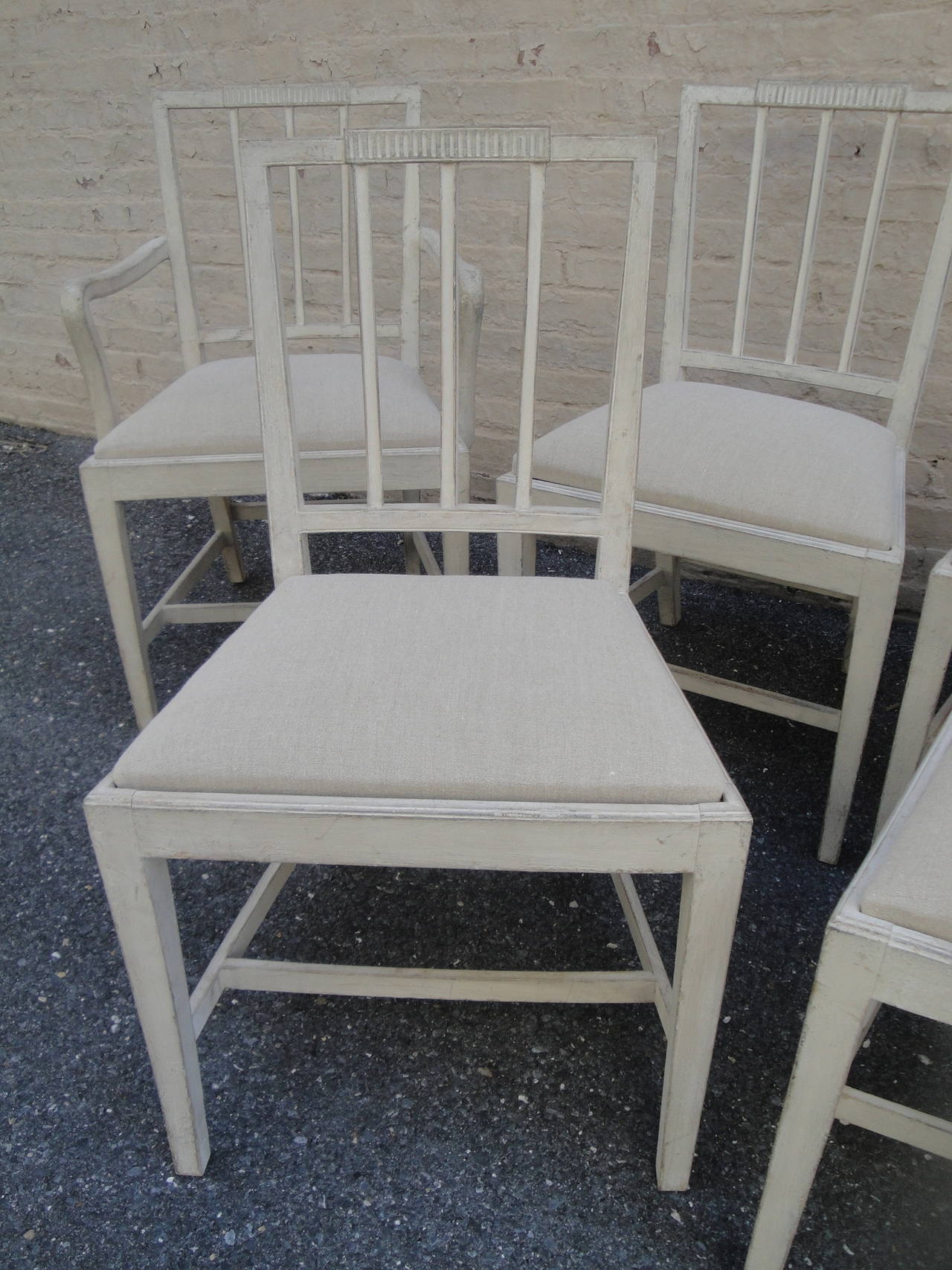 Set of 14 Swedish Dining Chairs 1