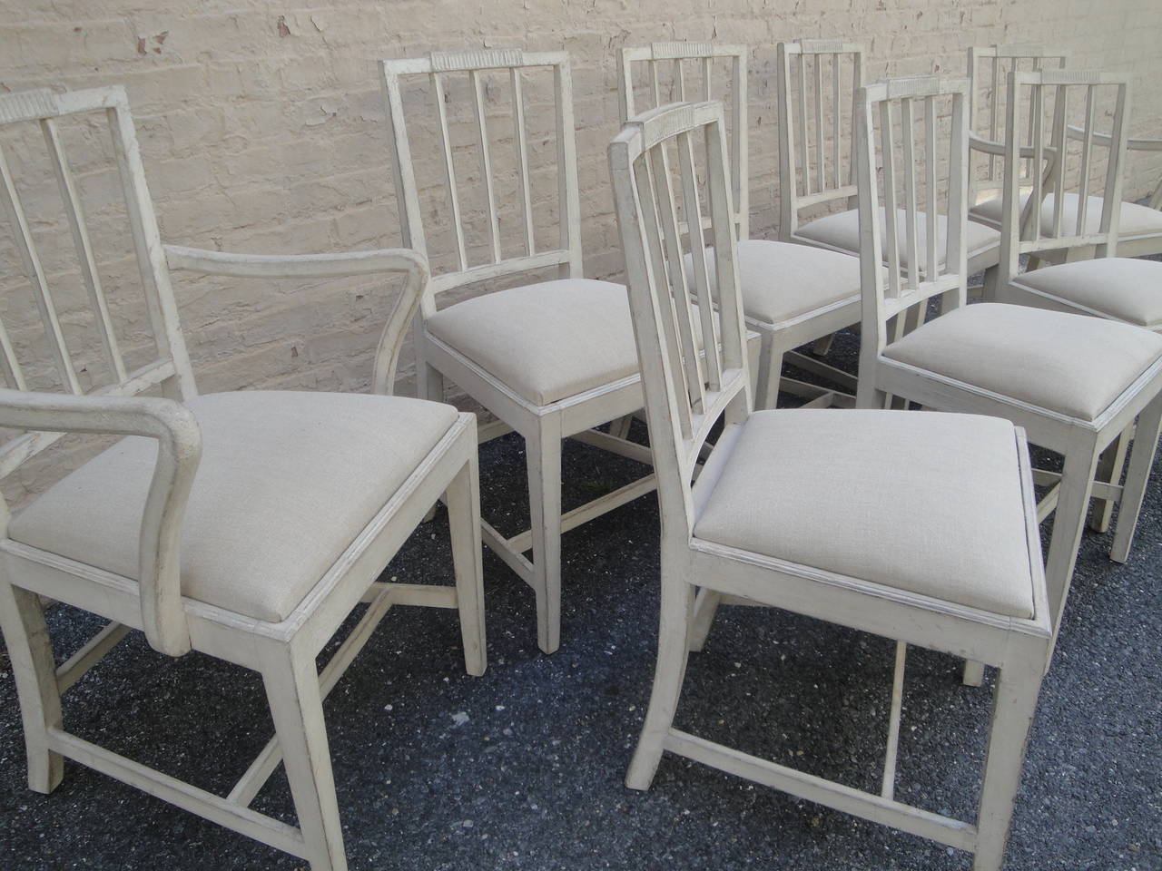 Set of 14 Swedish Dining Chairs 3