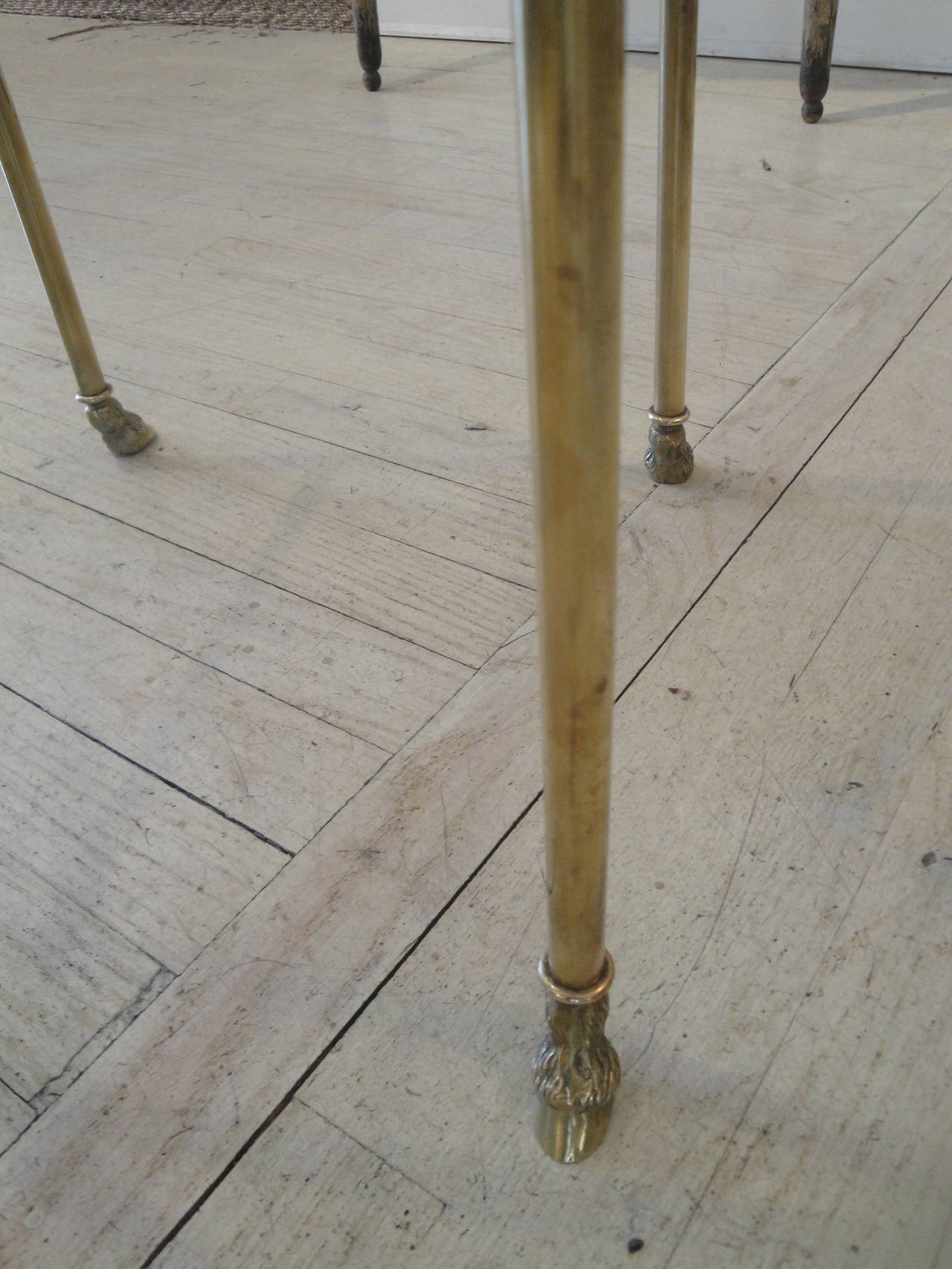 Pair of Brass Tables In Excellent Condition In Washington, DC
