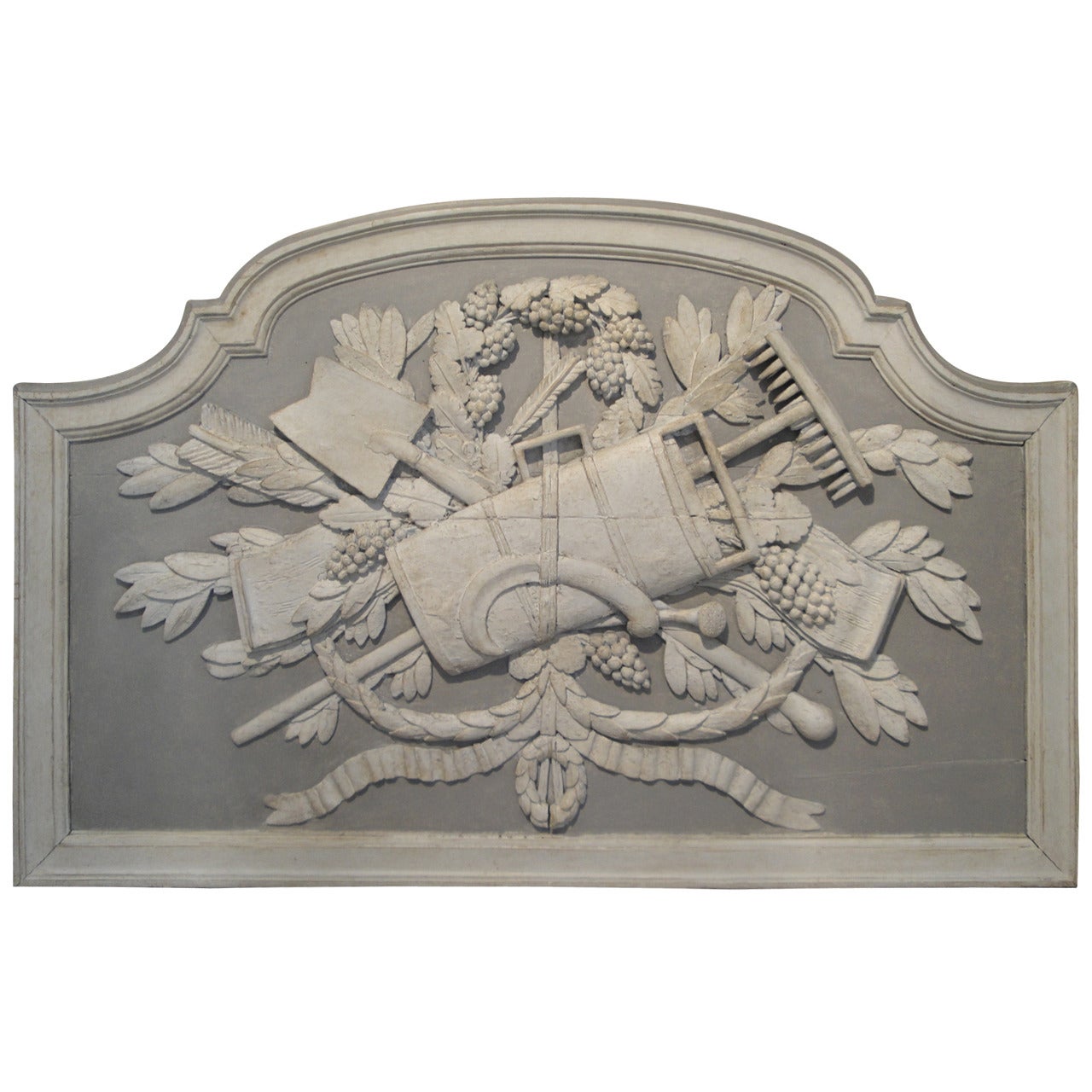 18th Century French Louis XVI Carved Panel