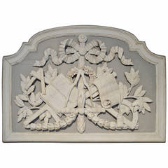 18th Century French Louis XVI Carved Panel 18th Century French Louis XVI Carved Panel