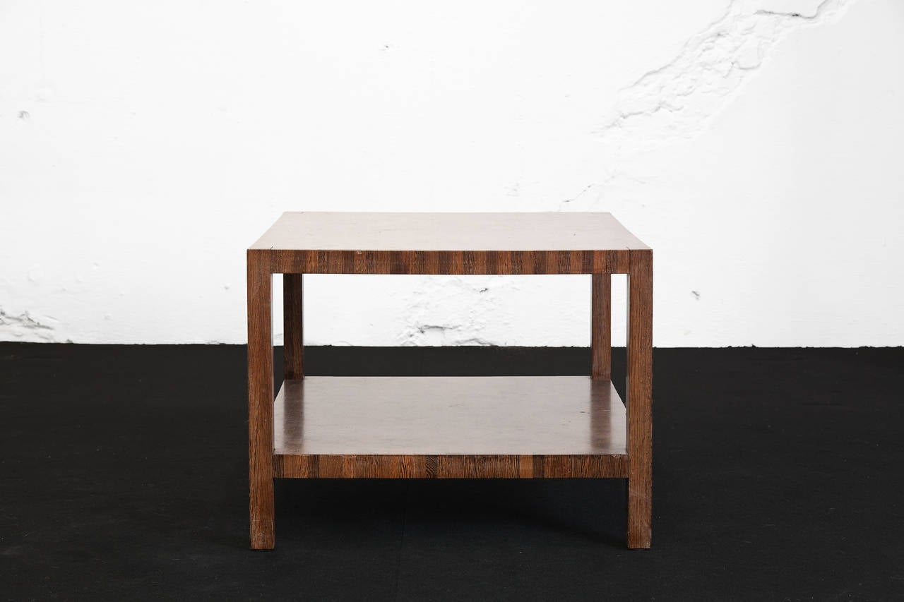 Rare Jules Wabbes Coffee Table or Side Table, Solid Wenge, 1961