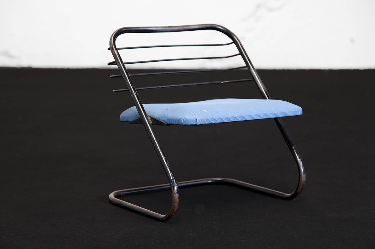 Very Rare Mathieu Matégot "Kyoto" Children's Chair and Table or Desk, 1955