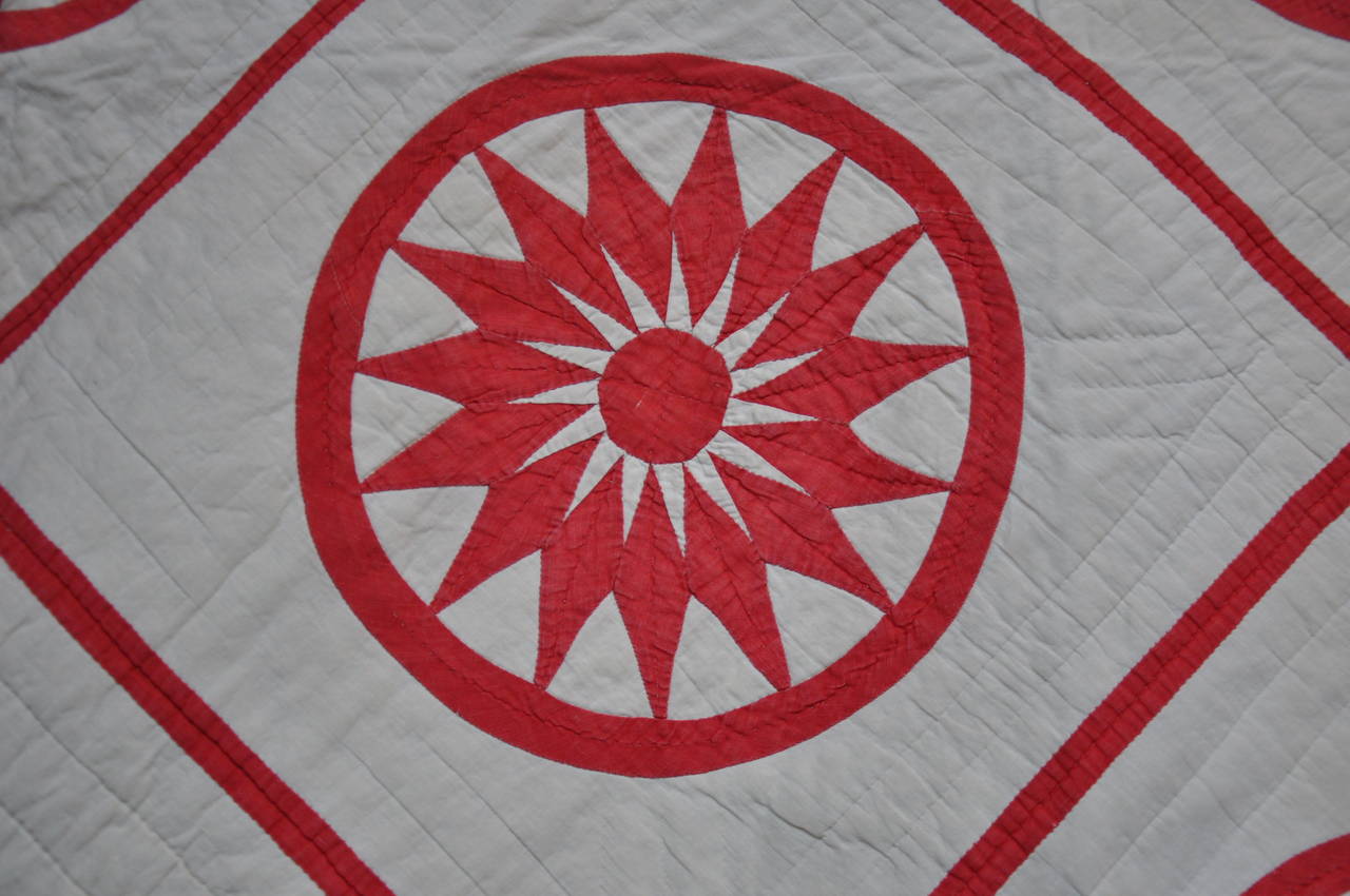 Mariner Compass Quilt For Sale 2