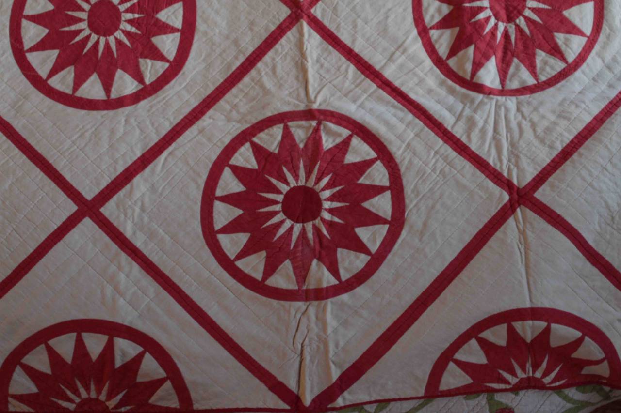 Mariner Compass Quilt For Sale 3