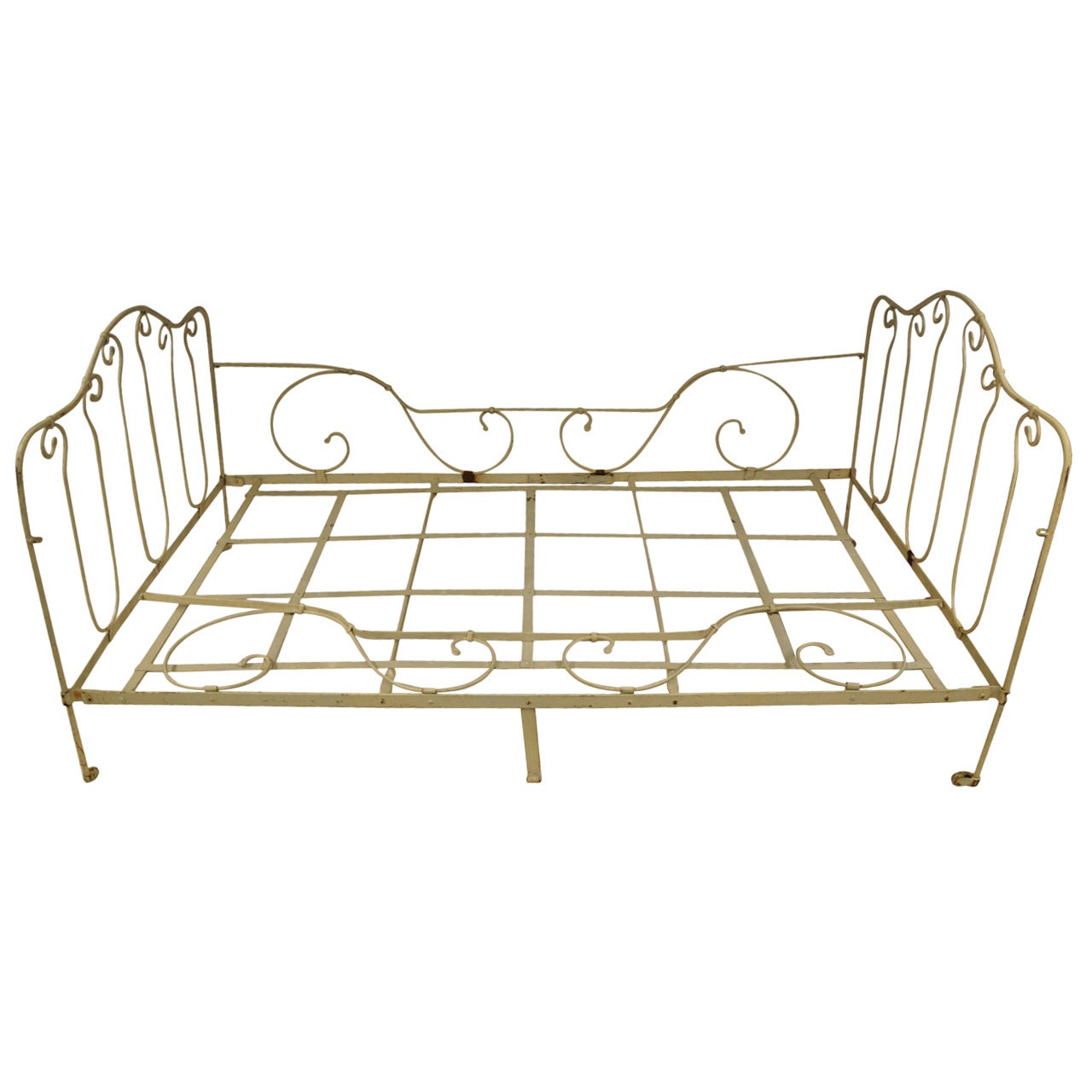 19th Century French iron  Bed For Sale
