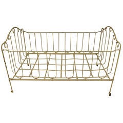 19th Century Iron Children's Bed