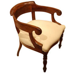 French 19th Century Mahogany Desk Chair
