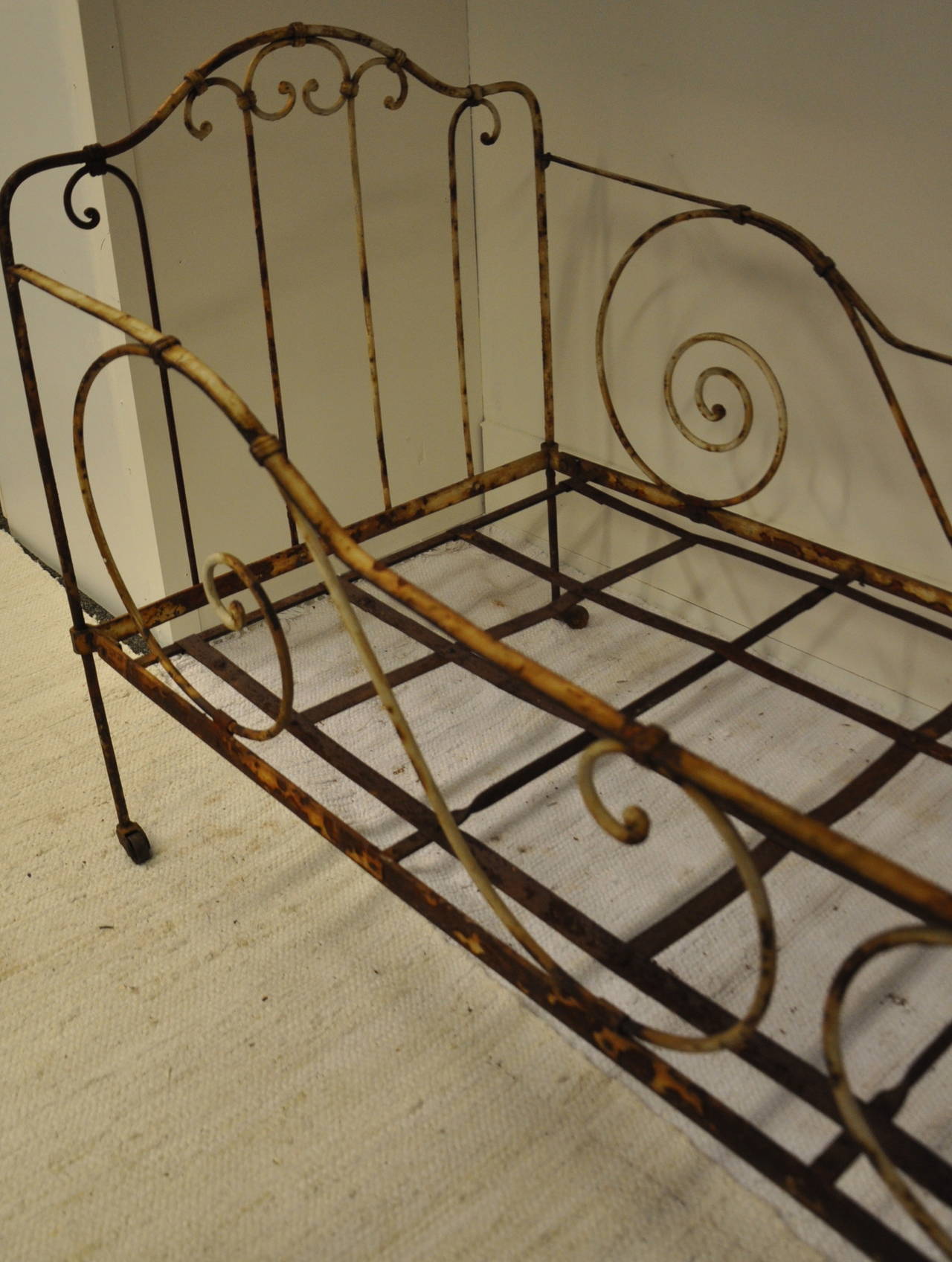 19th Century French Iron Bed For Sale 2