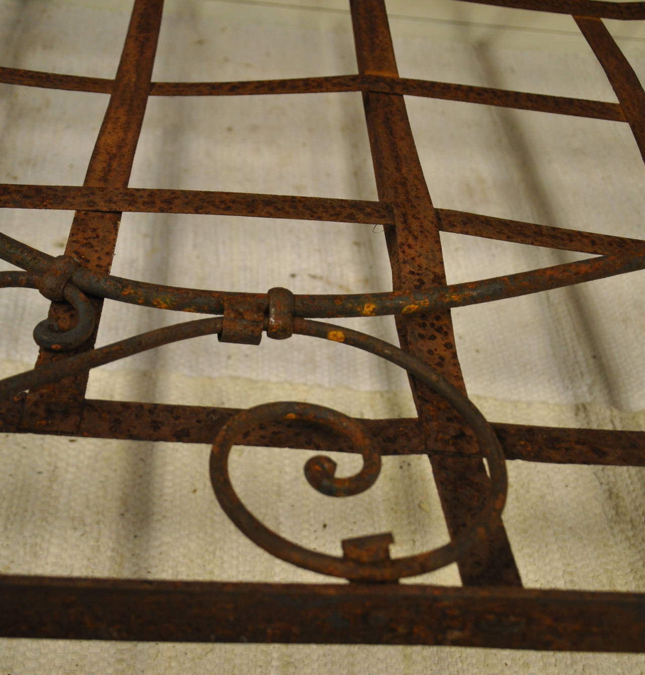 19th Century French Iron Bed For Sale 5