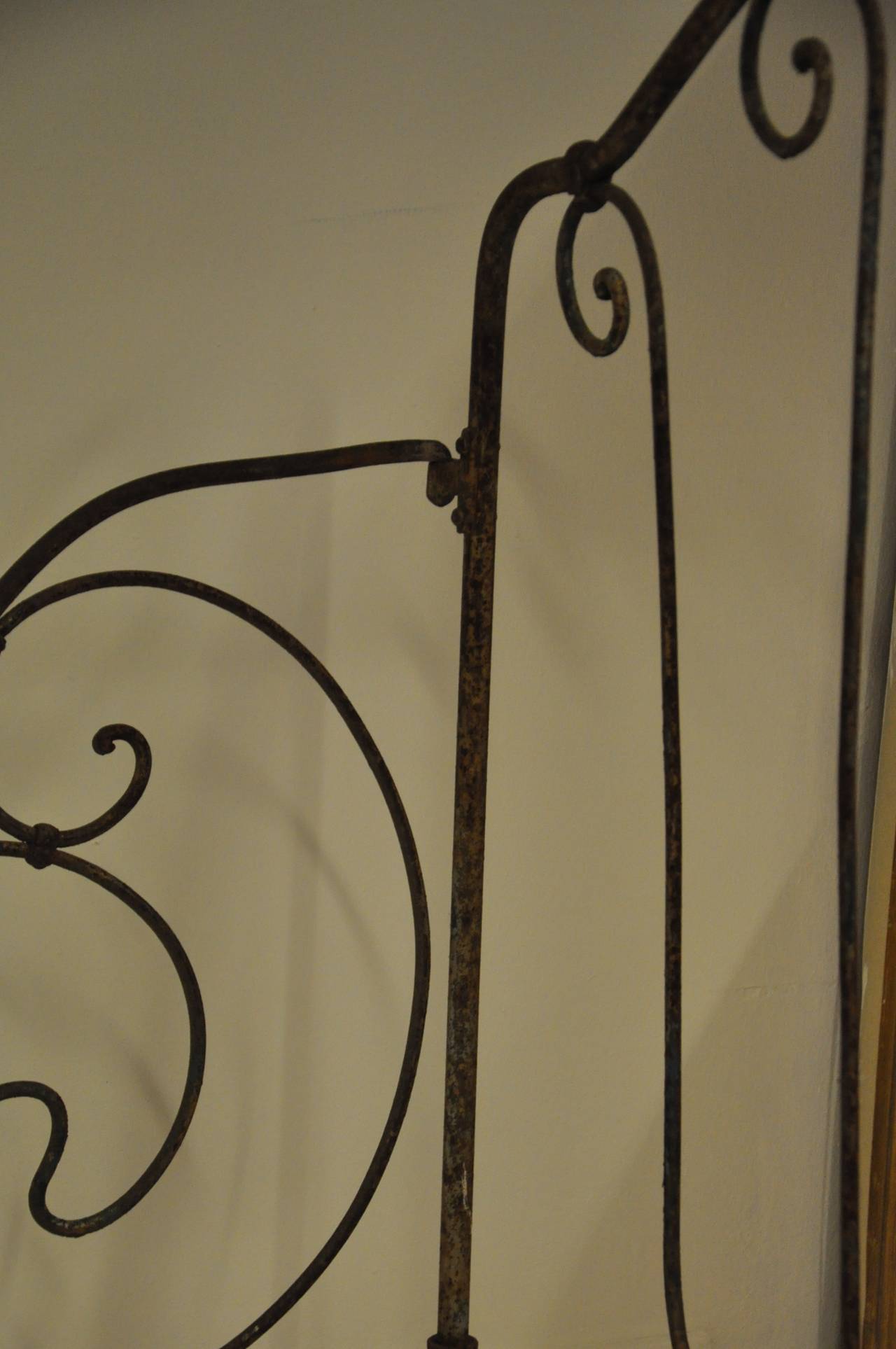 19th Century French Iron Bed For Sale 4