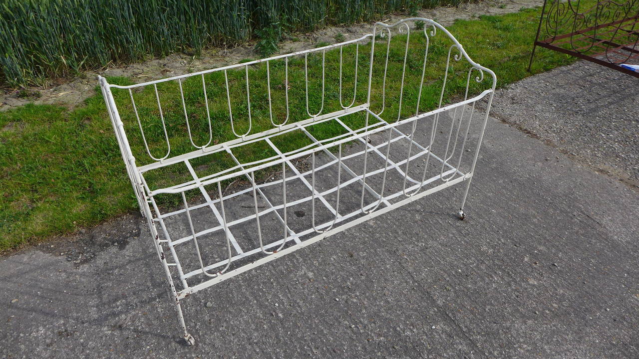 19th Century Iron Children's Bed