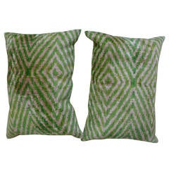 A pair of Turkish Silk Velvet Pillow Covers