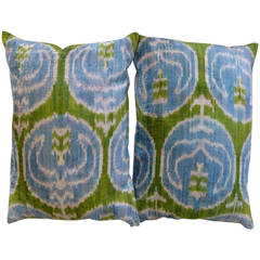 A Pair of Silk Velvet Pillow Covers